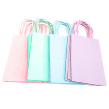 Load image into Gallery viewer, kelkaa Kraft Party Paper Bags - Assorted Pastel (5.25x3.5x8.5&quot;)
