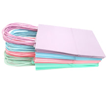 Load image into Gallery viewer, kelkaa Kraft Party Paper Bags - Assorted Pastel (5.25x3.5x8.5&quot;)