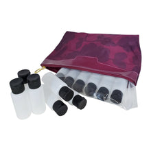 Load image into Gallery viewer, kelkaa 1oz HDPE Plastic Squeeze Bottles with Black Flip Caps (Pack of 12)