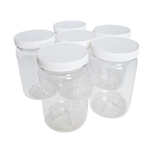 Load image into Gallery viewer, kelkaa 32oz PET Plastic Jars - Pack of 6