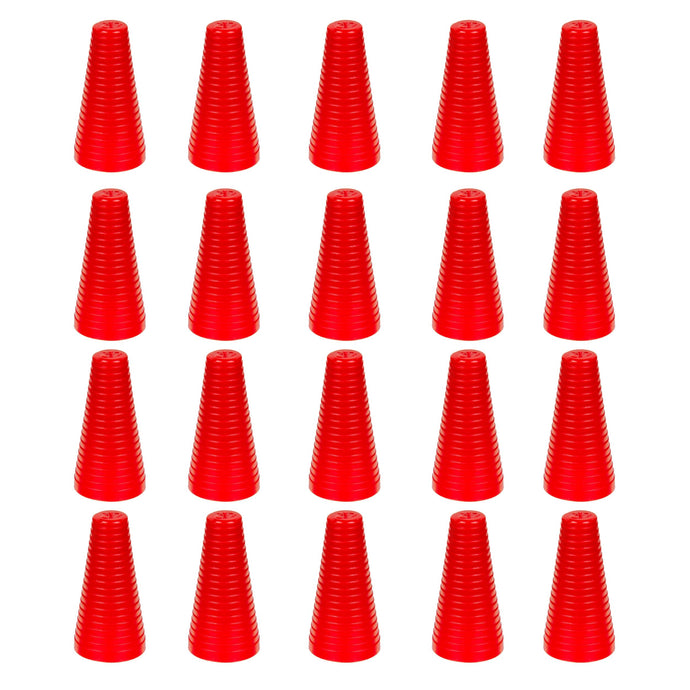 Kelkaa Long Red Tips for Yorker Spout Caps, Replacement Sealer Tips (Pack of 20)