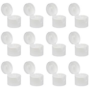 kelkaa White Flip Top Caps - 20/410 (Pack of 12)