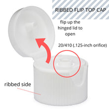Load image into Gallery viewer, kelkaa White Flip Top Caps - 20/410 (Pack of 12)