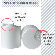Load image into Gallery viewer, kelkaa White Press Caps - 28/410 (Pack of 12)