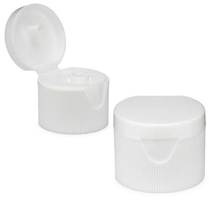 kelkaa White Flip Top Caps - 20/410 (Pack of 12)