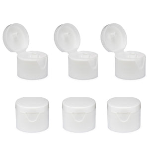 kelkaa White Flip Top Caps - 20/410 (Pack of 12)