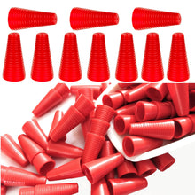 Load image into Gallery viewer, Kelkaa Long Red Tips for Yorker Spout Caps, Replacement Sealer Tips (Pack of 20)