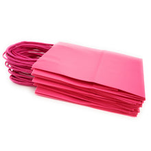 Load image into Gallery viewer, kelkaa Party Kraft Paper Bags - Hot Pink (5.25x3.5x8.5&quot;)
