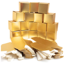 Load image into Gallery viewer, kelkaa Party Kraft Boxes - Gold Metallic (2x2x2&quot;)