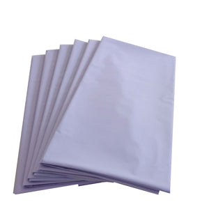 kelkaa 6 Pack Plastic Table Cover for Any Party Theme - 54" x 108" (Lavender)