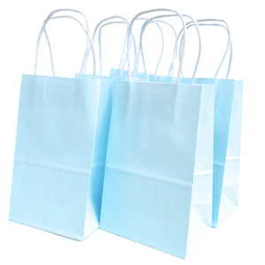 kelkaa Party Kraft Paper Bags - Light Blue (5.25x3.5x8.5")