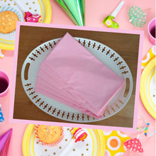 Load image into Gallery viewer, kelkaa 6 Pack Plastic Table Cover for Any Party Theme - 54&quot; x 108&quot; (Light Pink)