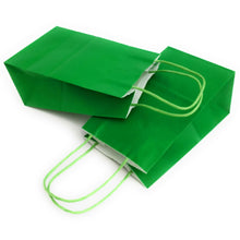 Load image into Gallery viewer, kelkaa Party Kraft Paper Bags - Green (5.25x3.5x8.5&quot;)