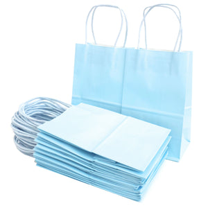 kelkaa Party Kraft Paper Bags - Light Blue (5.25x3.5x8.5")