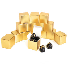 Load image into Gallery viewer, kelkaa Party Kraft Boxes - Gold Metallic (2x2x2&quot;)
