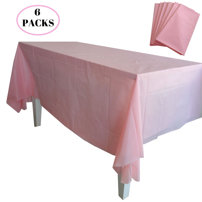 kelkaa 6 Pack Plastic Table Cover for Any Party Theme - 54