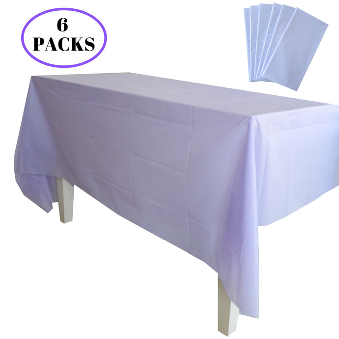 kelkaa 6 Pack Plastic Table Cover for Any Party Theme - 54