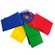 Load image into Gallery viewer, kelkaa Party Kraft Paper Bags - Primary Assorted Colors (5.25x3.5x8.5&quot;)