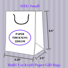 Load image into Gallery viewer, kelkaa Party Kraft Paper Bags - Lavender (5.25x3.5x8.5&quot;)