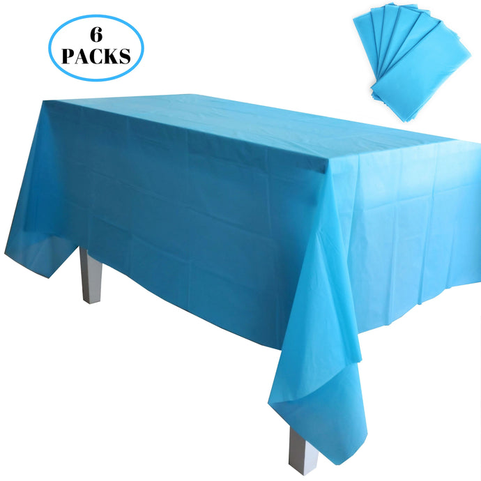 kelkaa 6 Pack Plastic Table Cover for Any Party Theme - 54