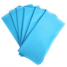 Load image into Gallery viewer, kelkaa 6 Pack Plastic Table Cover for Any Party Theme - 54&quot; x 108&quot; (Turquoises Blue)