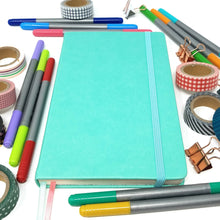 Load image into Gallery viewer, kelkaa Dotted Bullet Notebook (Teal Green)