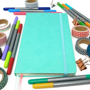 kelkaa Dotted Bullet Notebook (Teal Green)