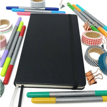 Load image into Gallery viewer, kelkaa Dotted Bullet Notebook (Black)