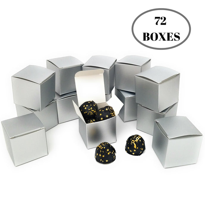 kelkaa Party Kraft Boxes -  Silver (2x2x2