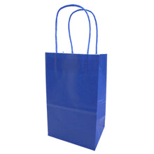 Load image into Gallery viewer, kelkaa Party Kraft Paper Bags - Royal Blue (5.25x3.5x8.5&quot;)