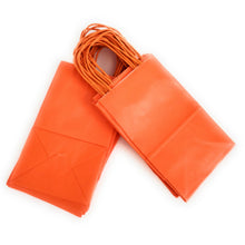 Load image into Gallery viewer, kelkaa Party Kraft Paper Bags - Orange (5.25x3.5x8.5&quot;)