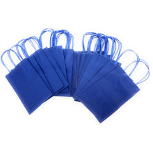 Load image into Gallery viewer, kelkaa Party Kraft Paper Bags - Royal Blue (5.25x3.5x8.5&quot;)