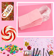 Load image into Gallery viewer, kelkaa Party Kraft Paper Bags - Light Pink (5.25x3.5x8.5&quot;)