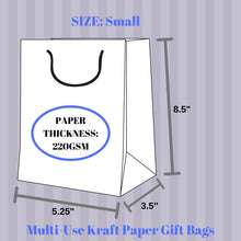 Load image into Gallery viewer, kelkaa Party Kraft Paper Bags - Royal Blue (5.25x3.5x8.5&quot;)