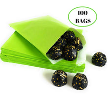 Load image into Gallery viewer, kelkaa Party Paper Treat Sacks -  Lime Green (5x7&quot;)