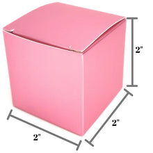 Load image into Gallery viewer, kelkaa Party Kraft Boxes - Pink Metallic (2x2x2&quot;)