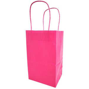 kelkaa Kraft Party Paper Bags - Magenta (5.25x3.5x8.5")