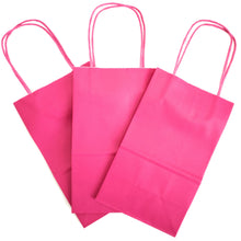 Load image into Gallery viewer, kelkaa Kraft Party Paper Bags - Magenta (5.25x3.5x8.5&quot;)