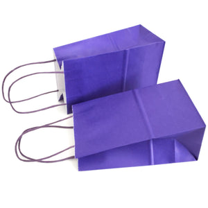 kelkaa Kraft Party Paper Bags - Purple (5.25x3.5x8.5")