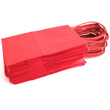 Load image into Gallery viewer, kelkaa Kraft Party Paper Bags - Red (5.25x3.5x8.5&quot;)
