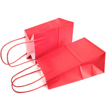 Load image into Gallery viewer, kelkaa Kraft Party Paper Bags - Red (5.25x3.5x8.5&quot;)