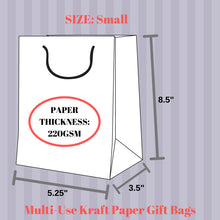 Load image into Gallery viewer, kelkaa Kraft Party Paper Bags - Red (5.25x3.5x8.5&quot;)