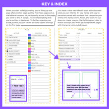 Load image into Gallery viewer, kelkaa Dotted Bullet Notebook (Purple)