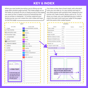 kelkaa Dotted Bullet Notebook (Purple)