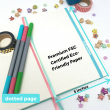Load image into Gallery viewer, kelkaa Dotted Bullet Notebook (Teal Green)