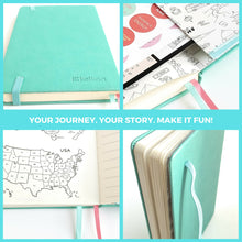 Load image into Gallery viewer, kelkaa Dotted Bullet Notebook (Teal Green)
