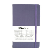 Load image into Gallery viewer, kelkaa Planner - Undated (Purple)