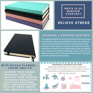 kelkaa Planner - Undated (Black)