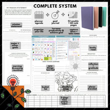 Load image into Gallery viewer, kelkaa Planner - Undated (Black)