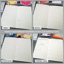 Load image into Gallery viewer, kelkaa Planner - Undated (Black)